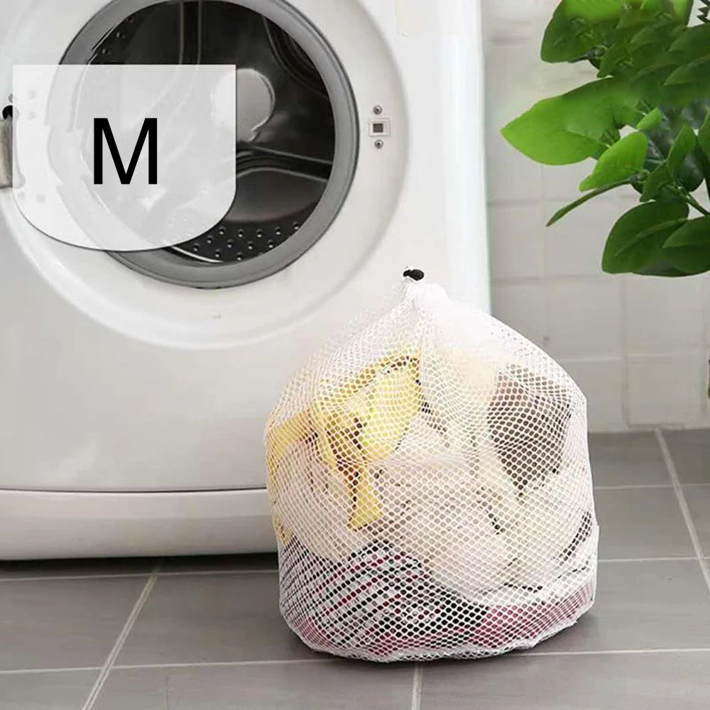 1/3PCS Mesh Laundry Bag - Machine Washable Drawstring Design Travel Wash Bag for Blouses, Hosiery, Stockings, and Underwear