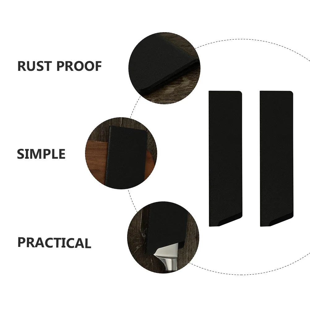 2Pcs Long-Lasting Flocking Cutter Covers Cost-Effective Knives Sheathes for Outdoor and Kitchen Use Knives Sheathes