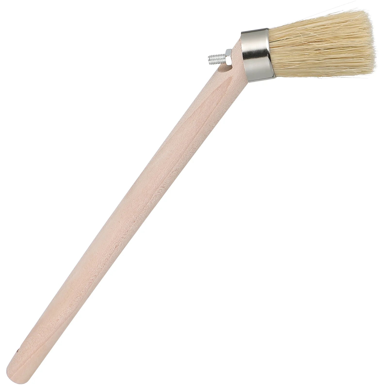 25cm Tire Brush with Wooden Handle for Efficient Lubrication and Detailed Cleaning in Hardtoreach Areas Tire Tools