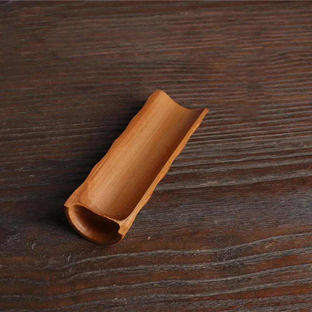 High Quality Tea Accessories Chinese Kongfu Wooden Bamboo Retro Style Natural Tea Scoop Delicate Spoon Portable Bamboo Teaspoon