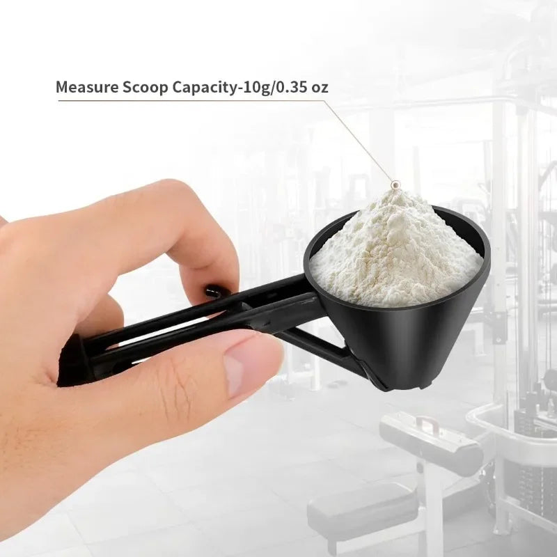 1pcs Multi-Use Measuring Spoon FunnelReusable for Protein CoffeeBaby Formula Kitchen Gym Home Powder Scoop Kitchen Tools