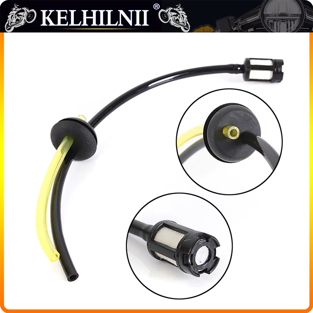 1&2&5&10 Set Universal Grass Trimmer Fuel Line Filter Kit For Brush Cutter Strimmer Lawn Mower Primers Fuel Hose Garden Tool Par