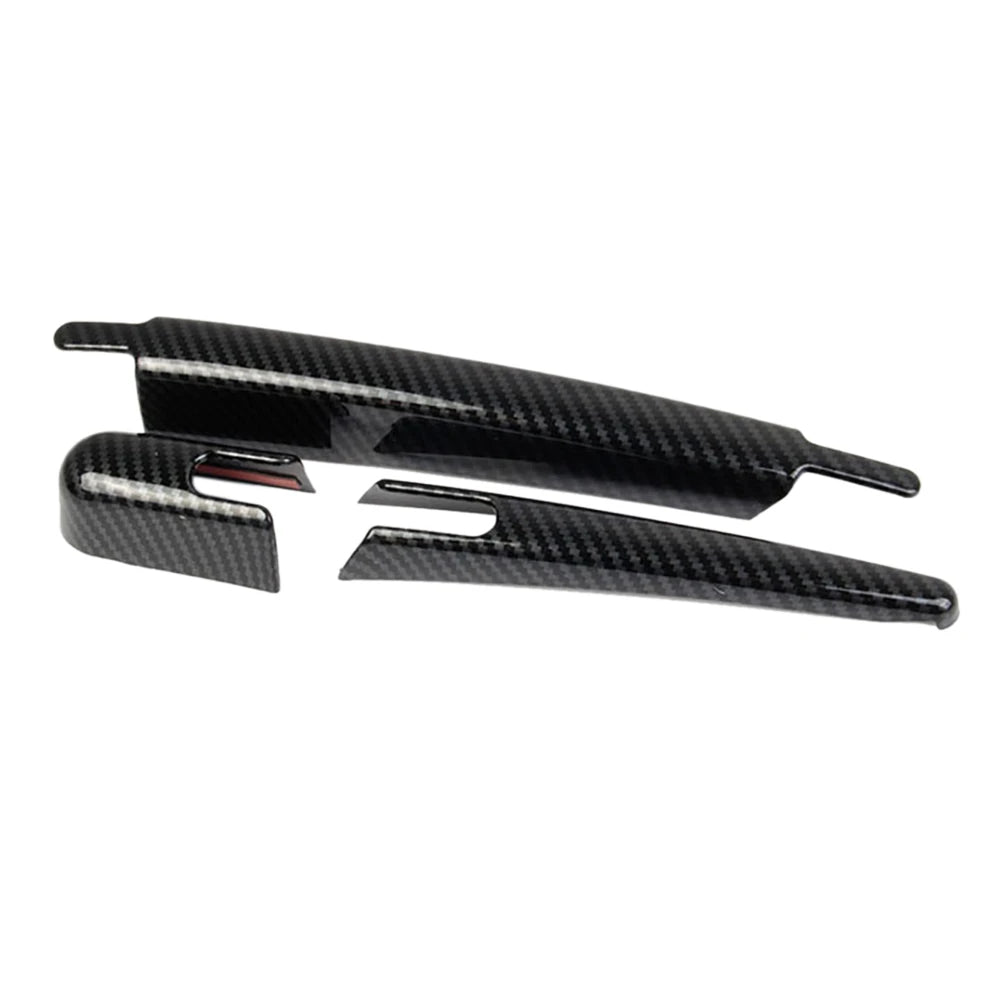 Carbon Fiber Rear Wiper Trim Sticker Window Protection Wiper Cover