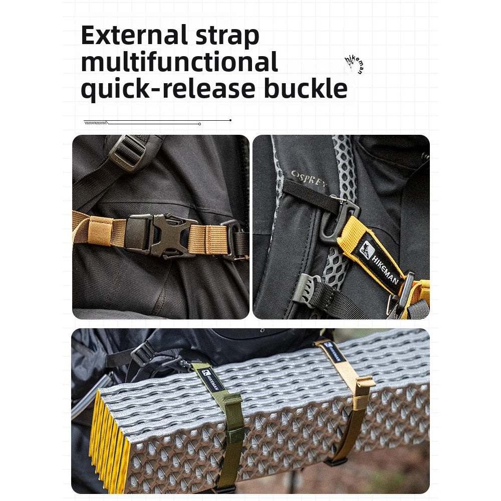 Outdoor Luggage Strap with Plug-In Buckle Adjustable Packing Straps for Camping Travel Equipment