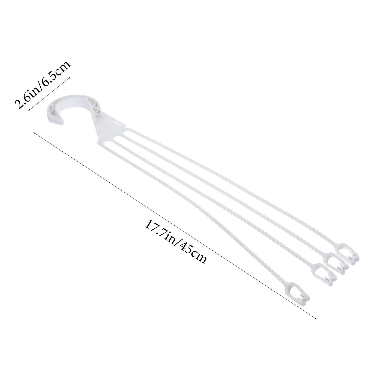 5pcs Plastic Plant Hanging Basket Hooks Hanging Planter Holder multiuse Flower Pot Hangers Garden Basket Hanging Chains 4 Hooks