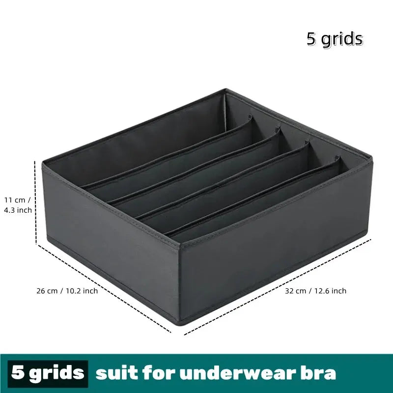 1pc Fabric Underwear Storage Box Drawer Organizers For Closet Organization And Storage Of Socks Underwear Ties And More