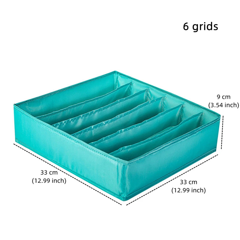 Organizer Socks Storage Box Drawer Organizers Cabinet Wardrobe Clothes Underwear Socks Bra Pants Clothing Bedroom Storage Boxes