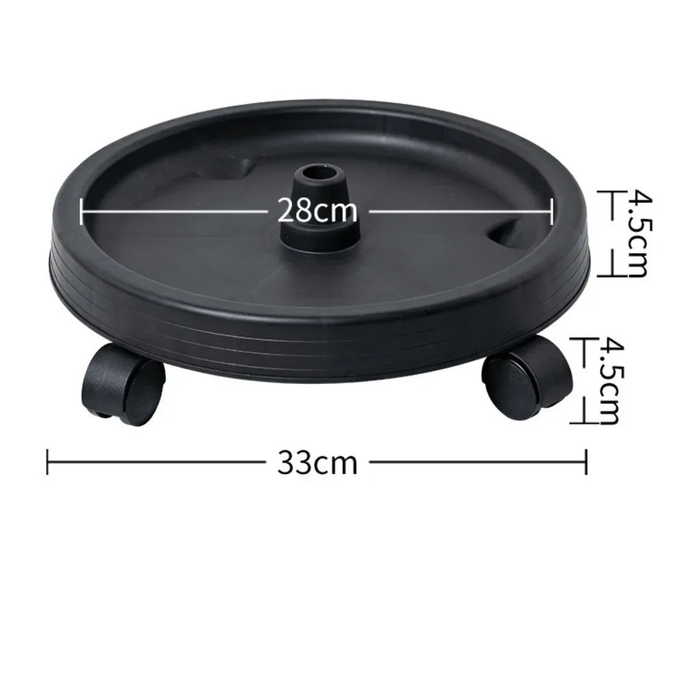 New Vertical Tower Stackable FlowerPot Plastic with Movable Casters Flower Pot Multi-layer Strawberry Planter Tower Home Garden