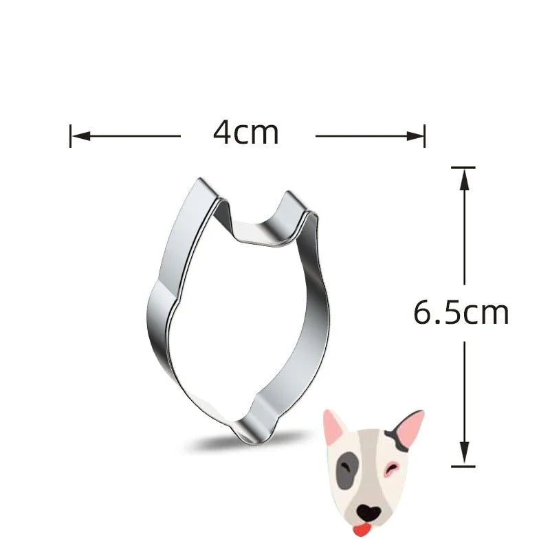 Biscuit Cookie Cutter Embosser Mold Dog For Cake Chocolate Decorating Tools Pastry And Bakery Baking kitchen Accessories Fondant