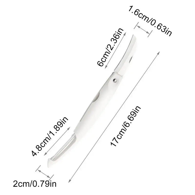 Peelers For Kitchen Double Head Fruit Peeler Slicer Stainless Steel Grater Cutter With Ergonomic Handle Kitchen Gadgets For