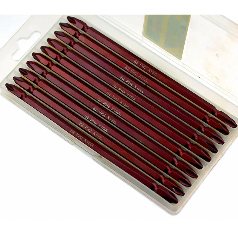 Binoax 10PCS/5PCS PH2 Cross Screwdriver Bit Set Bits Precision Driver Magnetic Electric Tool Hex Shank