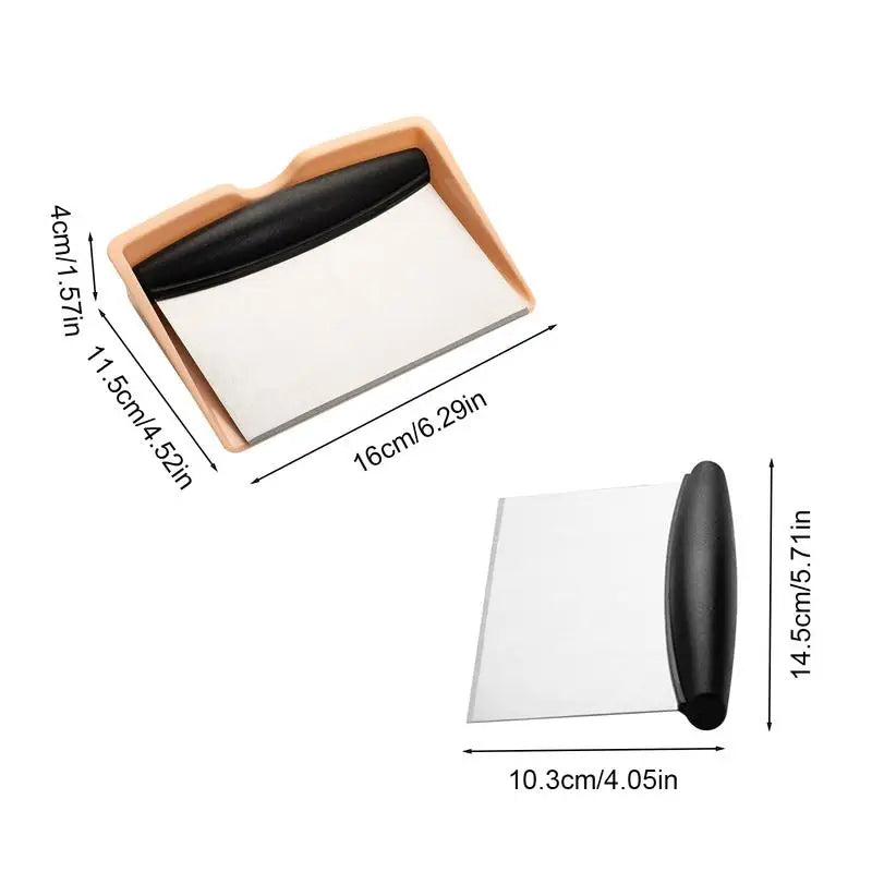 Dough Chopper Stainless Steel Kitchen Food Cutter Multi-purpose Kitchen Food Cutter Bench Cutter Kitchen Dough Scraper With