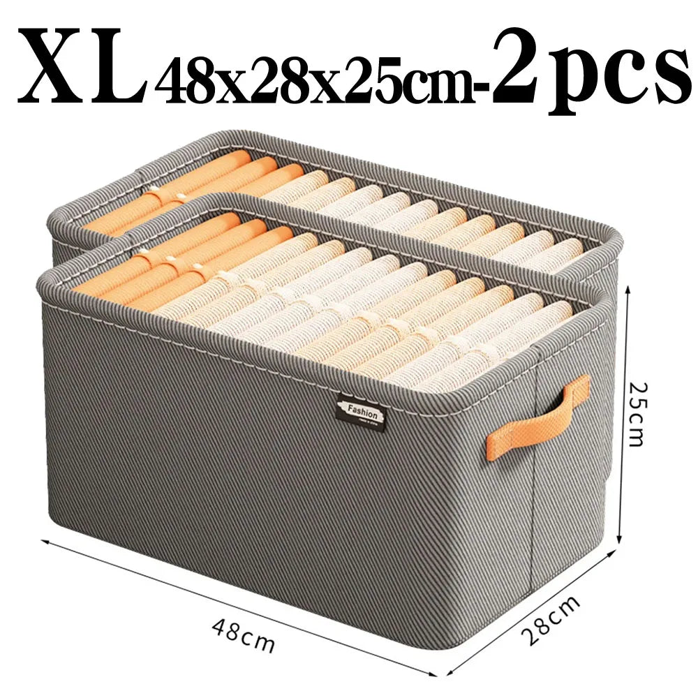Thicken Clothes Organizer Pants Sweater Storage Cabinets Drawers Organizer Jeans Storage Box Wardrobe Clothes Storage Organizers