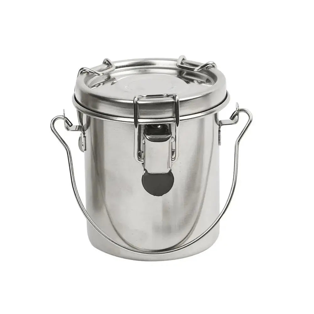 Stainless Steel Airtight Brush Washer Brush Holder Portable Wash Pen Bucket Leak-Proof Filter Screen Brush Cleaning Container