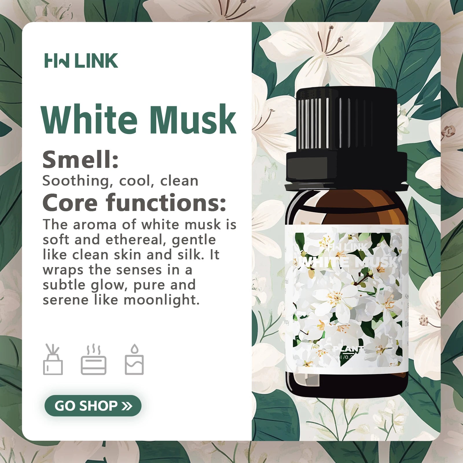 White Musk Essential Oils 10ml White Musk Perfume Perfumes Women For Aromatherapy,Diffusers,Diy Candle And Soap Making, Body Oil