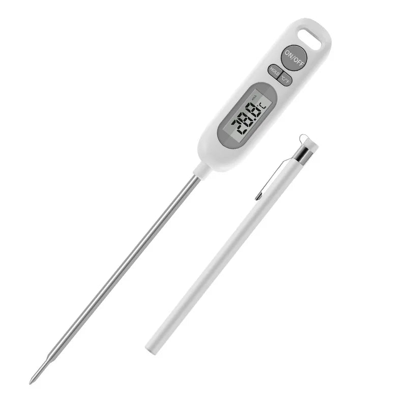 Digital Meat Thermometer BBQ Food Thermometer Kitchen Cooking 304 Stainless Steel Probe Milk Oil Liquid Oven Temperaure Tool