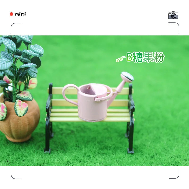 1:12 Ob11 Miniature Food Toys Model Scene Doll House Accessories Mini Watering Can Garden Dollhouse Decoration Photography Props