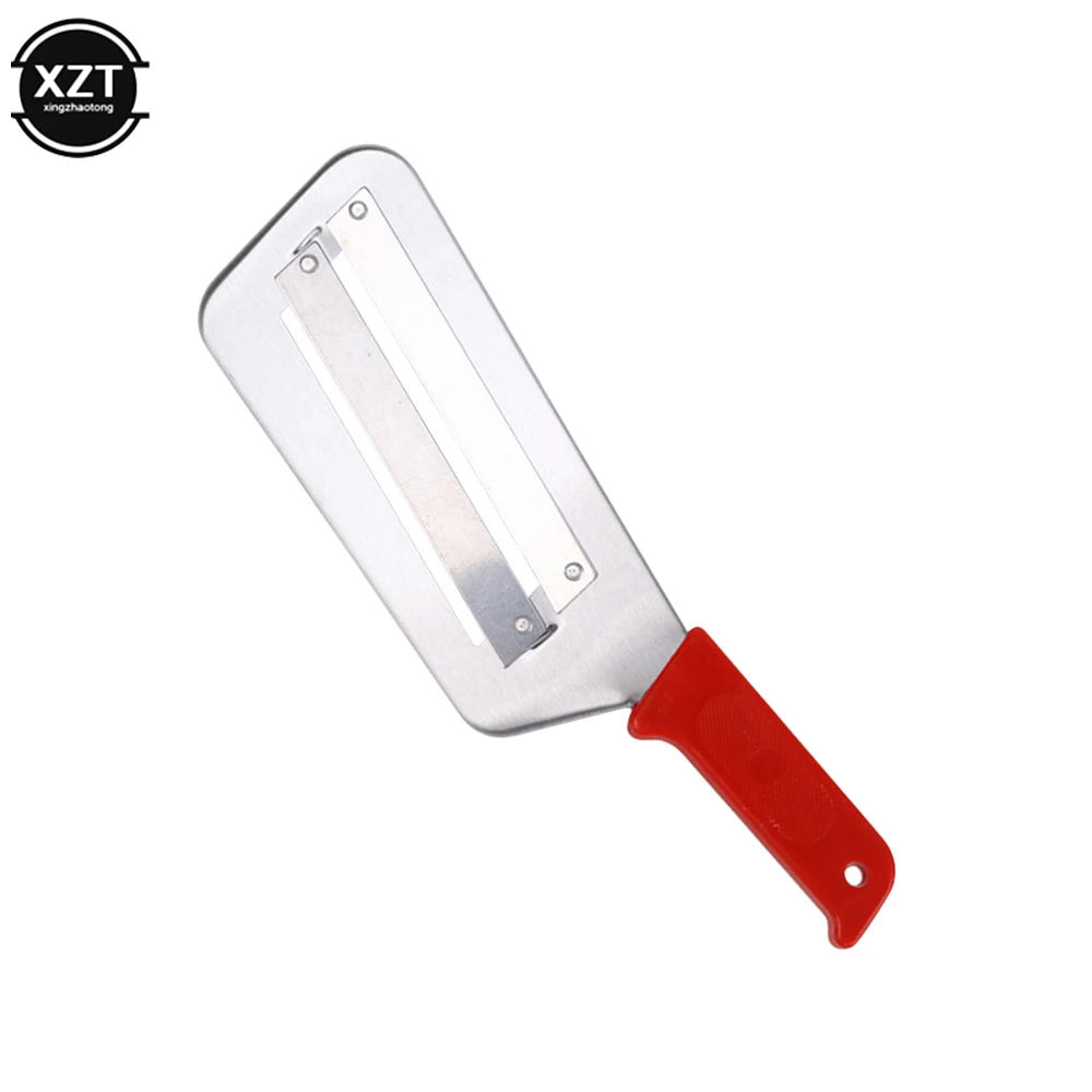 Onion Slicer Knife Stainless Steel Cabbage Slicer Double Slice Blade Vegetable Slicer Slic Kitchen Knife Fish Scale Clean Knive