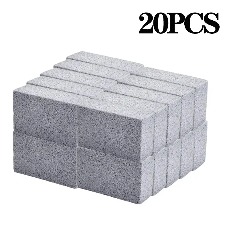 1-20PCS BBQ Grill Cleaning Bricks BBQ Heat Resistant Cleaning Pumice Brush Powerful Stain Remover Cleaning Tools BBQ Tools