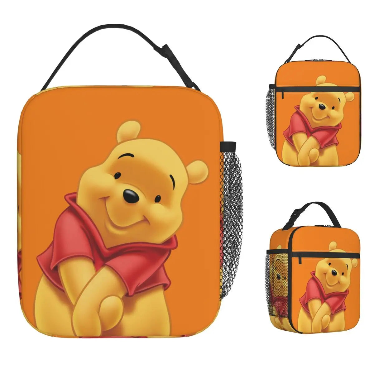 Cute Winnie The Pooh Insulated Lunch Bags Thermal Bag 
Meal Container Large Tote Lunch Box for Men Women Work Picnic
