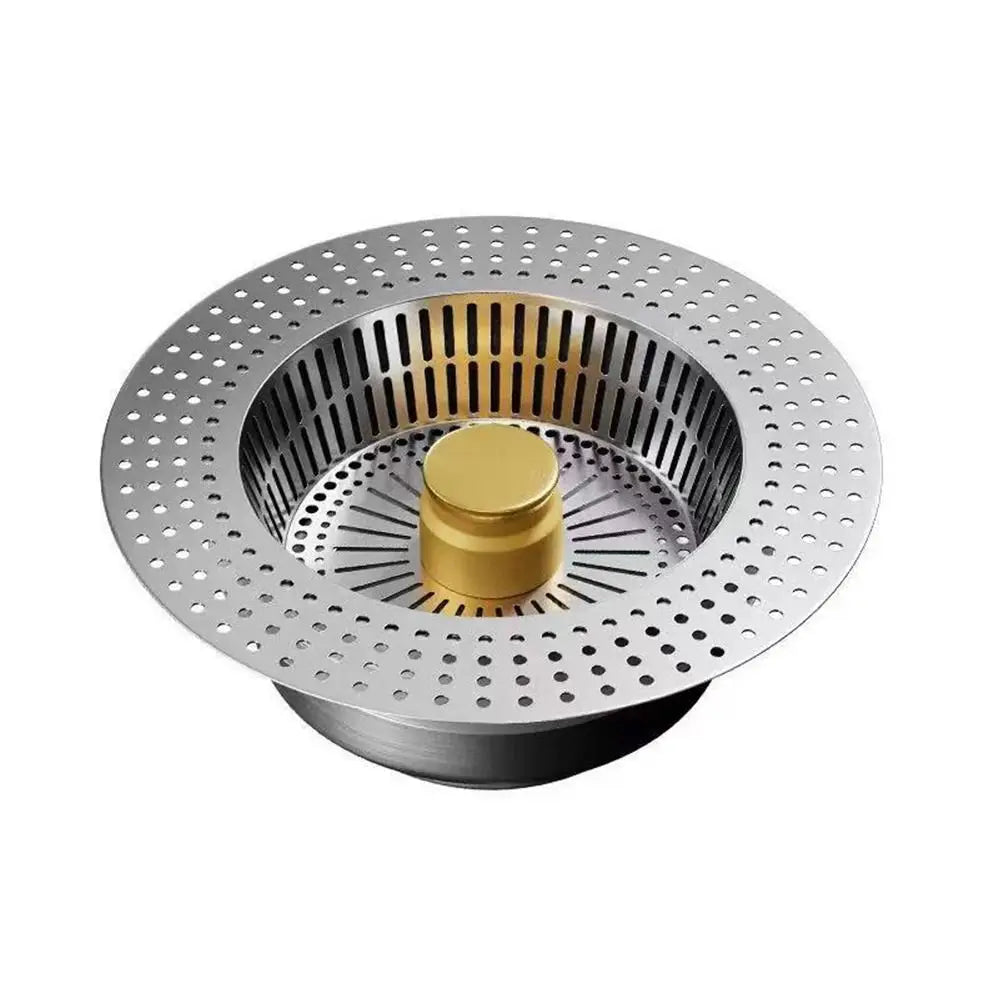 Upgraded 3 in 1 Kitchen Sink Drain Strainer Pop Up Anti-Clogging Sink Strainer Basket Premium Deodorant Sink Stopper for Kitchen
