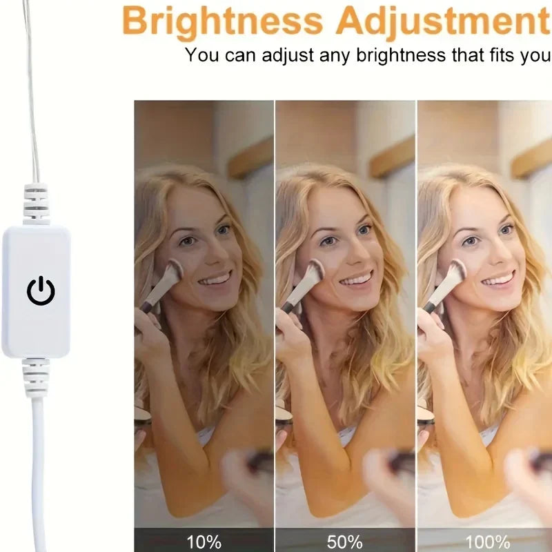 USB LED Strip Lights 5V 2835 SMD Touch Control Switch Tape Light TV Backlights for Gaming Room Party Decoration Camping Lighting