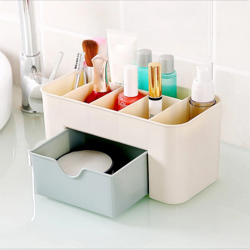 Nail Storage Box Container Cotton Swab Storage Box Accessories Cleaning Desktop Tools Multifunctional Jewelry Box Cosmetic Stor