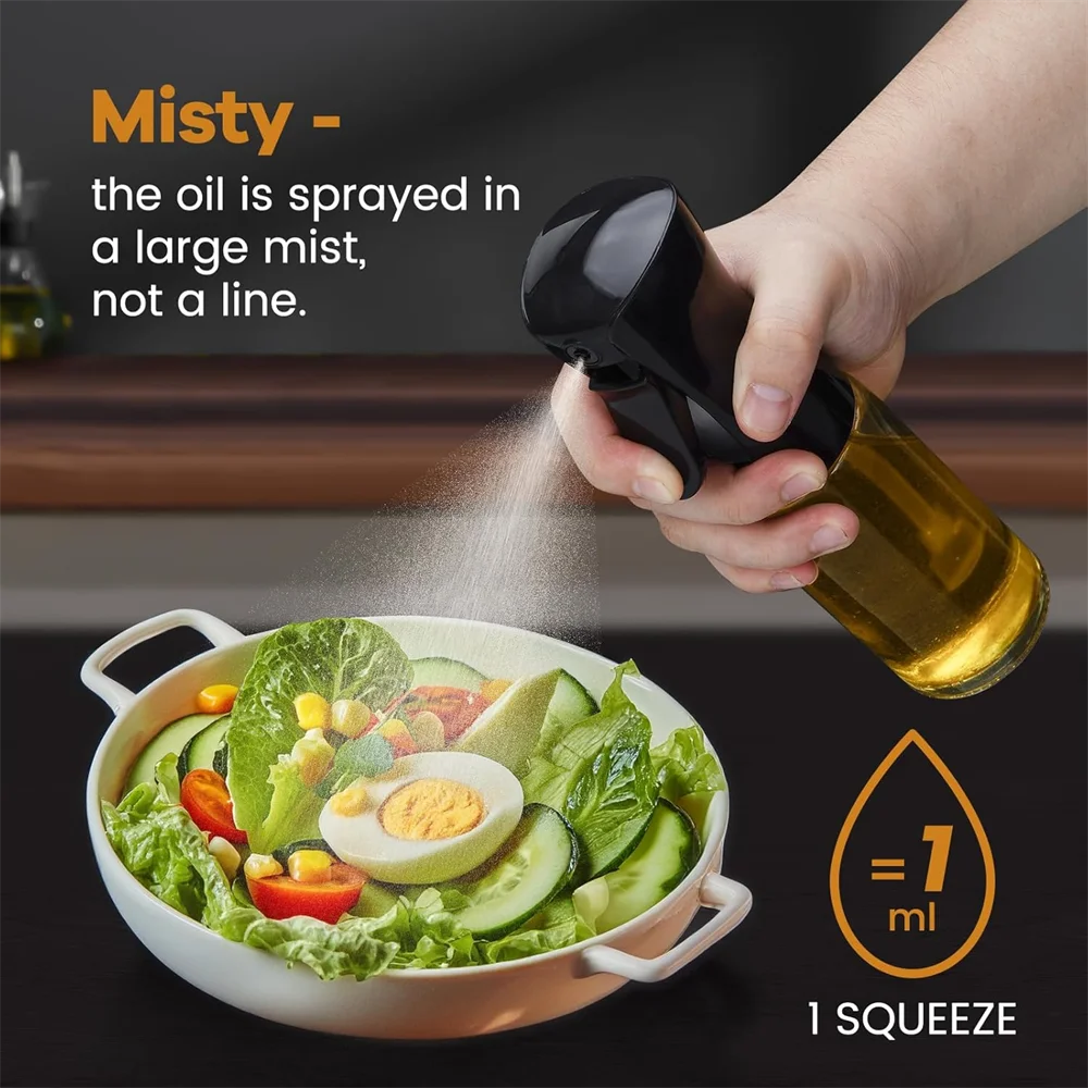 Oil Sprayer,Olive Oil Spray Bottle for Cooking Air Fryer Oil Dispenser Oil Sprayer Mister ,Kitchen Gadgets Accessories