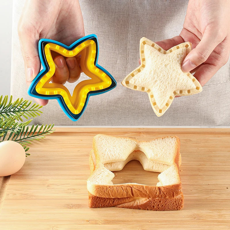 Sandwich cutting and sealing machine, biscuit plastic cutting machine, household kitchen tools, baking molds, creative cutting