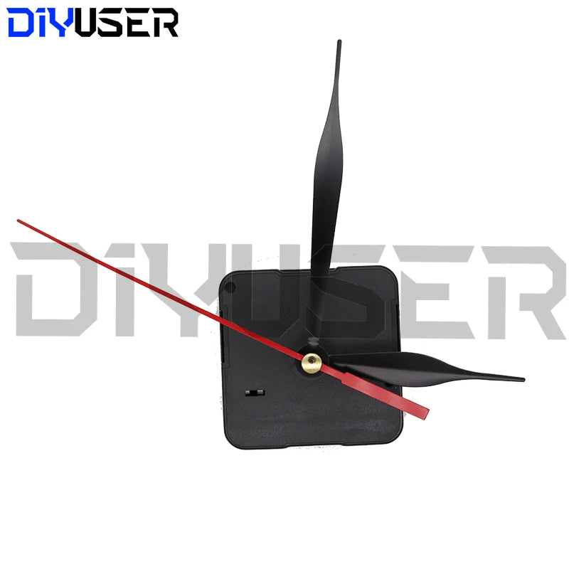 HQ3268 Professional And Practical Quartz Wall Clock Movement Mechanism DIY Repair Tool Parts Kit with Red Hands