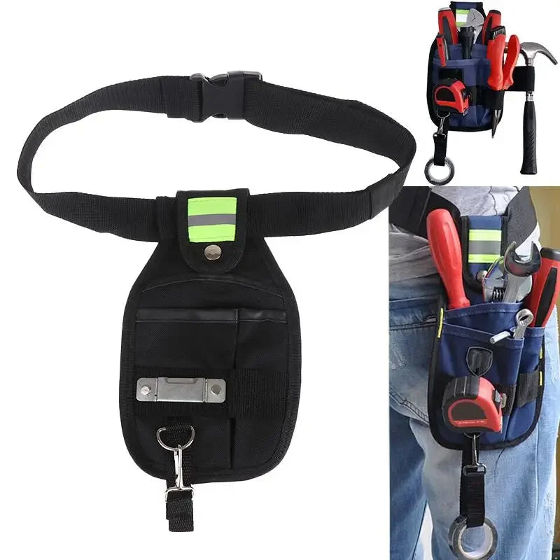 Portable Multifunctional Tool Waist Bag Electrician Pocket Storage Bag Maintenance Tool Bags Screwdriver Kit Holder Pouch