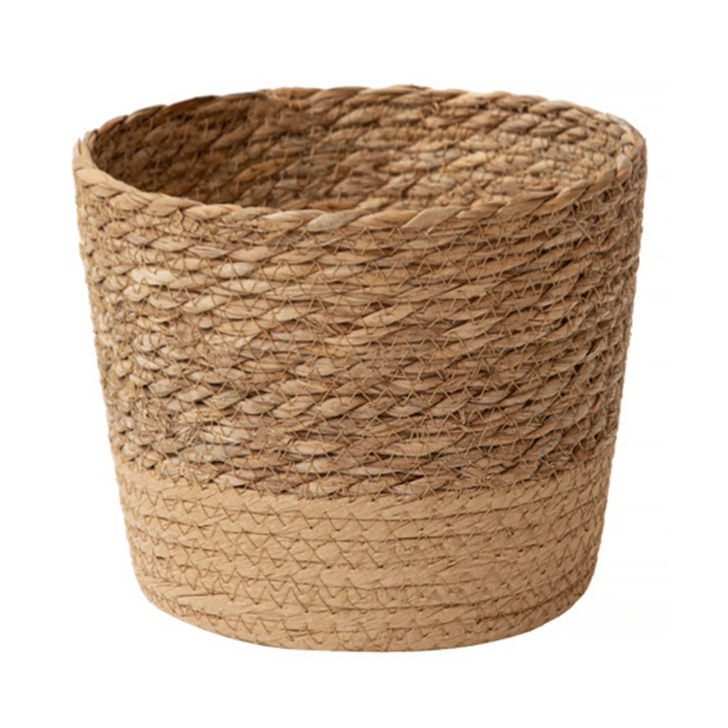 Straw Weaving Flower Plant Pot Wicker Basket Rattan Flower pot Storage Basket Garden Handmade Woven Planter Pots For Plants