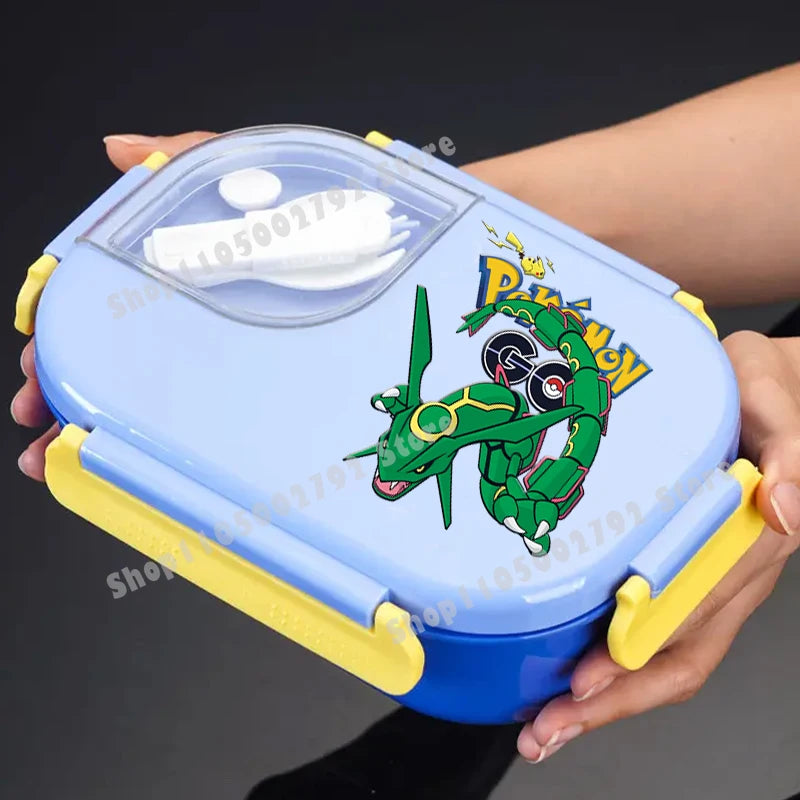 Pikachu Pokemons Girl Boy Cartoon Lunch Boxs Student Charmander Portable Bento Case Insulated Lunch Box Kids Birthday Cute Gift