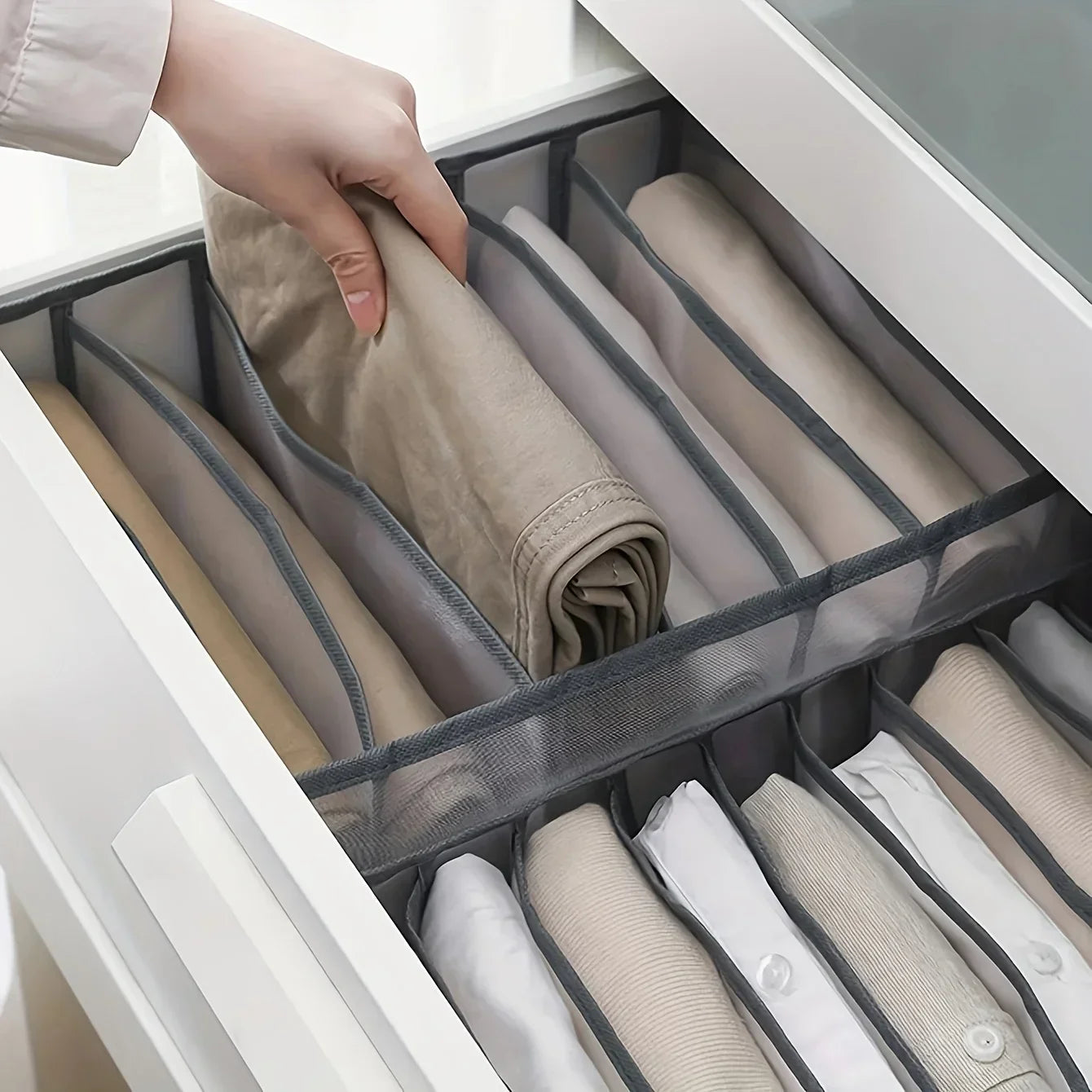 Jeans Organization Storage Box Closet Organizer Clothing Organization System Drawer Organizers Cabinet Pants Storage Organizer