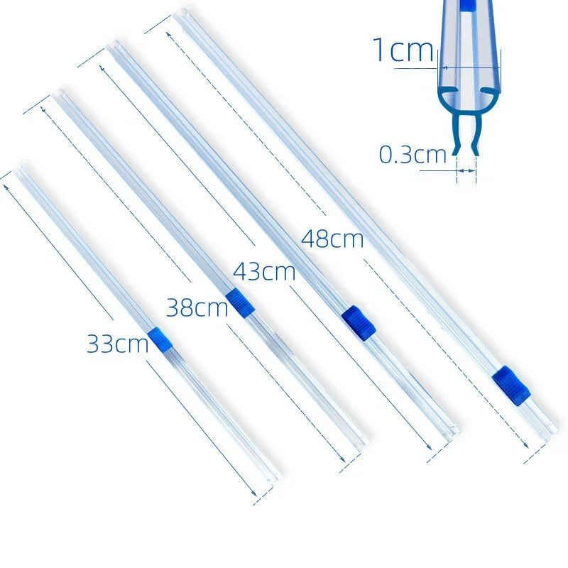 33/38/43cm Reusable Plastic Wrap Dispensers and Foil Film Cutter Food Cling Film Cutter Food Wrap Dispenser Cutter Kitchen Tool