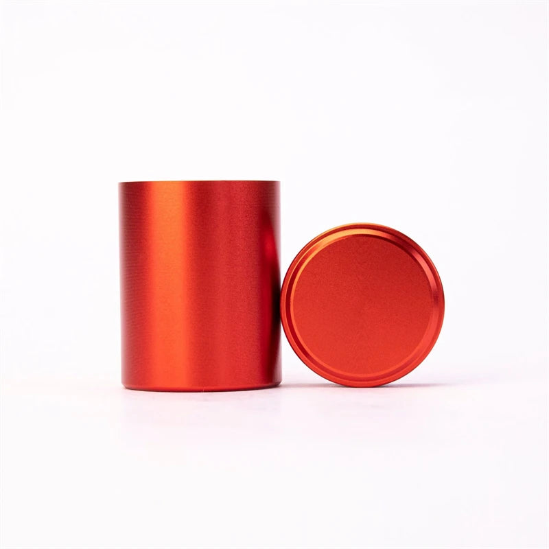 New Airtight Smell Proof Container Quality Stainless Steel Mini Tea Cans Herb Stash Jar Tea Coffee Storage Box Tea Caddies Box