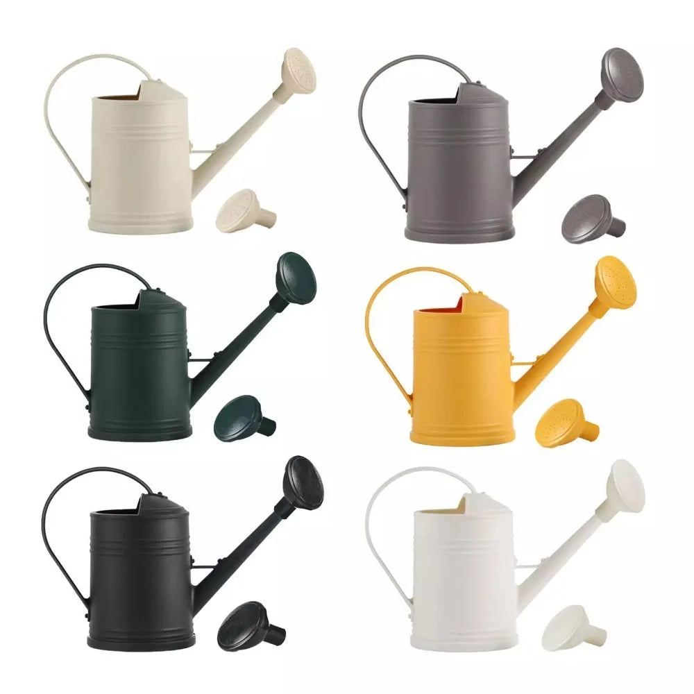2L Watering Can Pot Long Mouth Garden Plants Flower Spray Water Kettle Plastic Large Capacity Plants Sprinkler for Houseplants