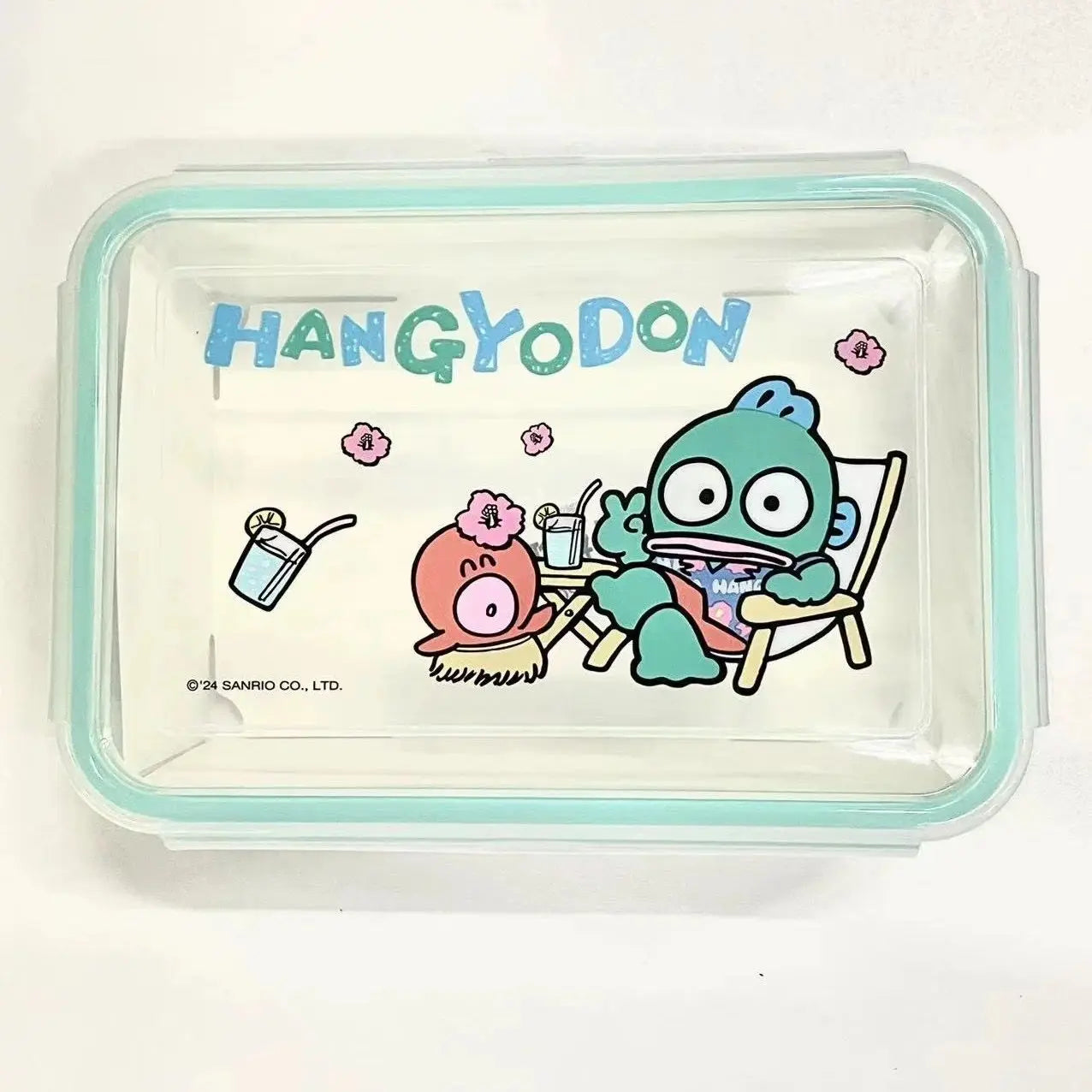 Kawaii Miniso Clown Fish 300ml lunch box microwaveable four-side buckle square bento box 3