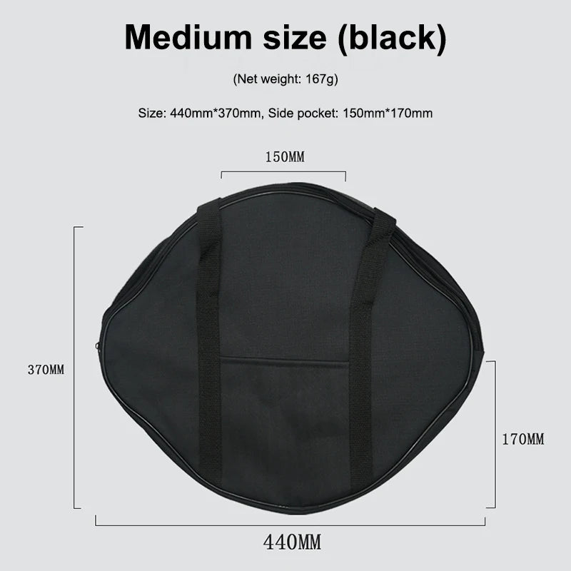 600D Oxford Grill Pan Storage Pouch Caryying Case Bag Waterproof Grilling Pan Pouch Skillet Bag Outdoor BBQ Tool For Kitchen