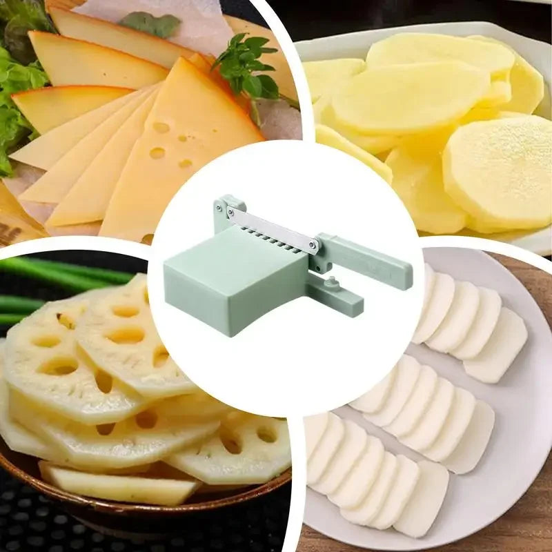 Hot Household Multifunctional Table Slicer Frozen Meat Cutting Machine Beef Mutton Rolls Cutter Fruit Vegetable Slicer Kitchen