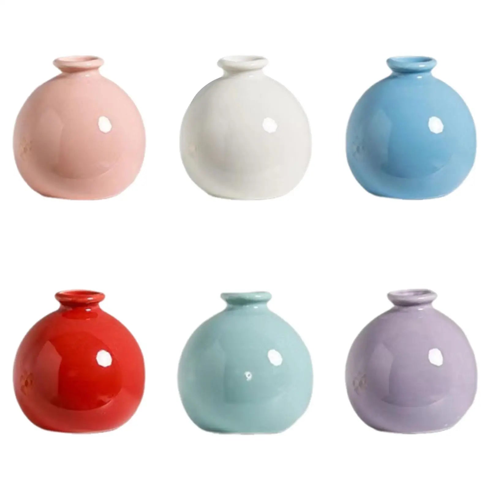 Plant Pot Flower Arrangement Table Centerpiece Home Small Desktop Office Minimalist Kitchen Shelf Ceramic Flower Vase Decoration