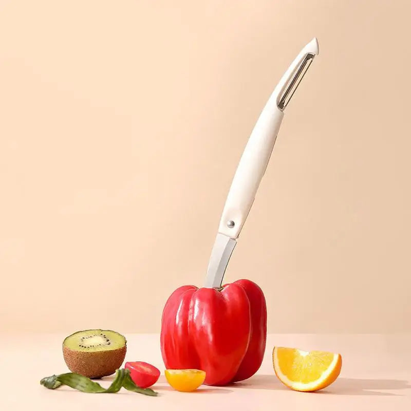 Peelers For Kitchen Double Head Fruit Peeler Slicer Stainless Steel Grater Cutter With Ergonomic Handle Kitchen Gadgets For