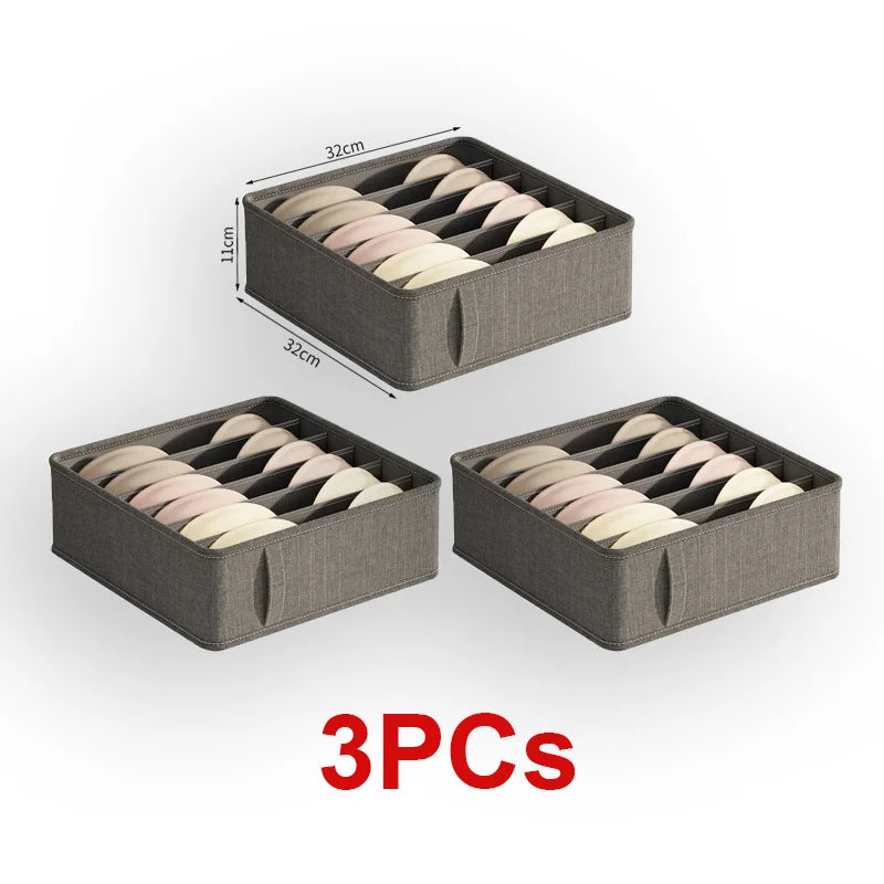 20/6/7/1 Grids Cation PP Sock Bra Pants Simplicity Organizers Of Cabinets And Drawers Home Sorting Boxes Storage Organizer Box