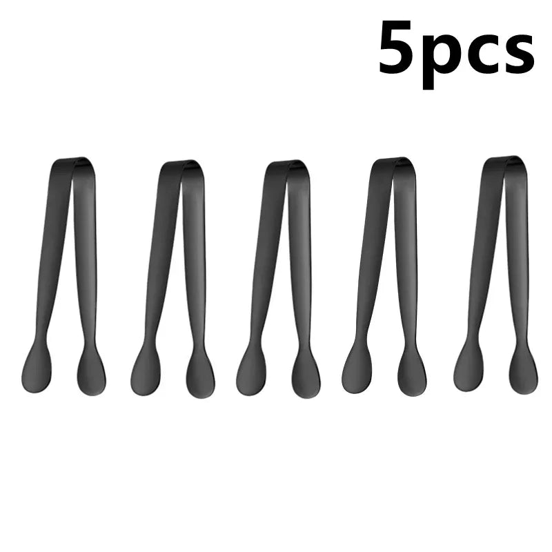 Ice Tong 304 Stainless Steel Clip Bar Ice-Cube Picker Food BBQ Clip Barbecue Clip Ice Clamp Tool Kitchen Utensils