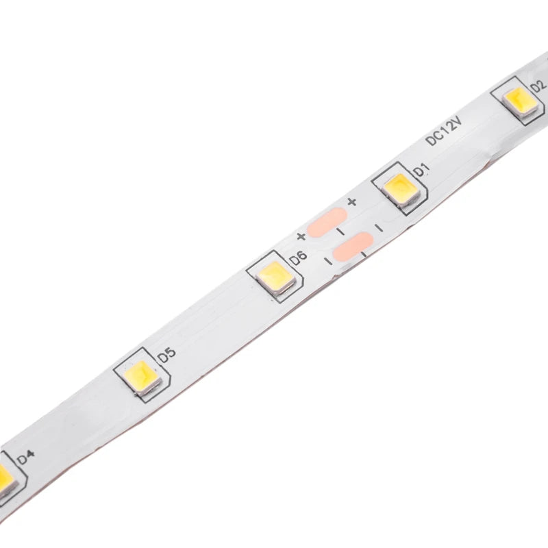 Flexible Led Strip Light 300 LED 3528 SMD Warm White 3100K LED Ribbon 5 Meter or 16 Feet,12 Volt 24 Watt-A42I