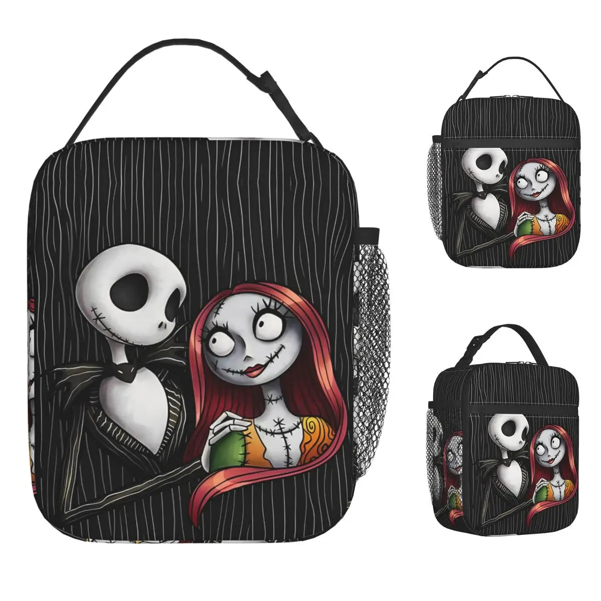 Stay By My Side Insulated Lunch Bag Portable The Nightmare Before Christmas Meal Container Cooler Bag Tote Lunch Box  Travel