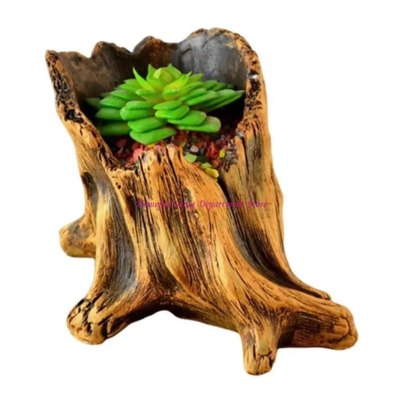 Garden Vintage Look Flower Pots Imitation Planter Enhancing Plant Beauty for Succulents Enhancing Natural Aesthetic