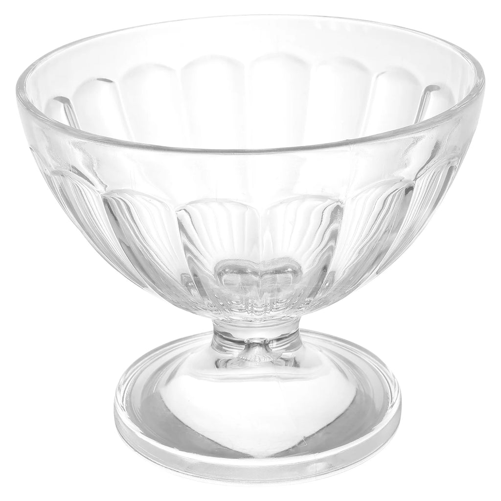 Clear Acrylic Ice Cream Cup Footed Dessert Bowl For Pudding Yogurt Party Serving Goblet Snack Container Kitchen