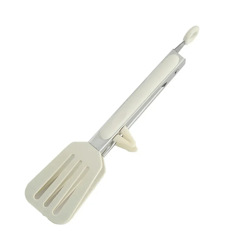 Kitchen Cooking Tools Non-Stick Kitchen Tongs Stainless Steel Handle Utensil Pizza Bread Steak Clip Salad Serving BBQ Tongs