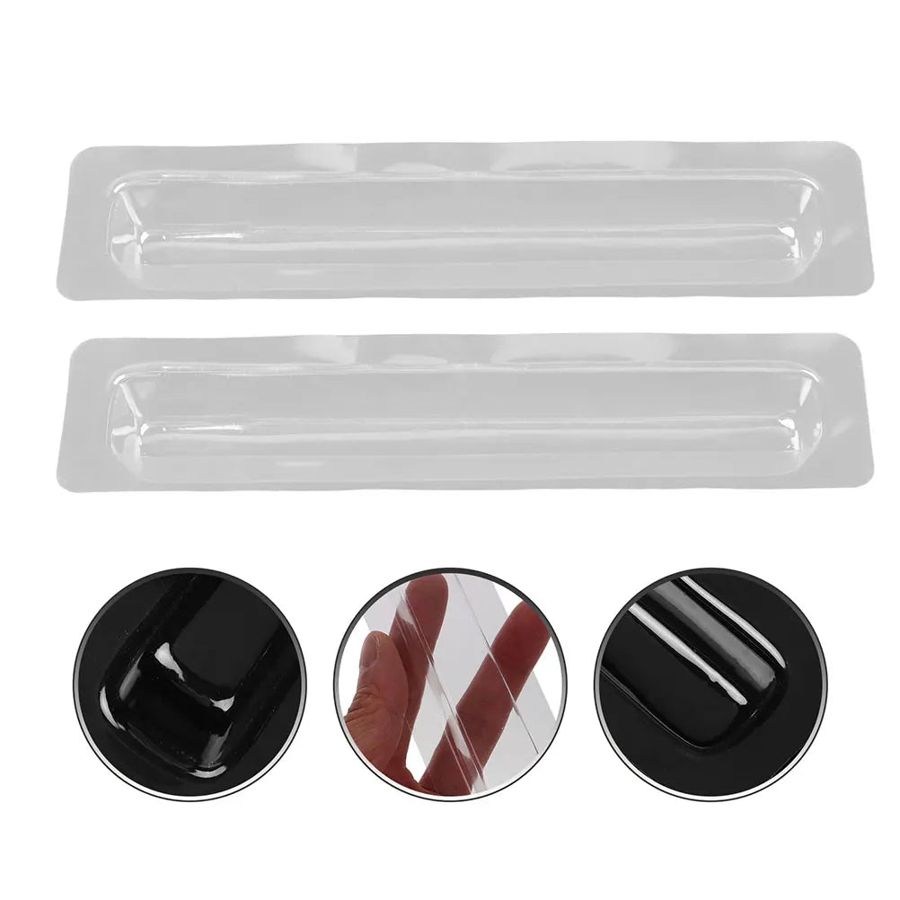 12pcs Plastic Clock Pointer Protection Box Transparent Anti-Squeeze Quartz Wall Clock Hands Arms Cover Shell Movement Parts